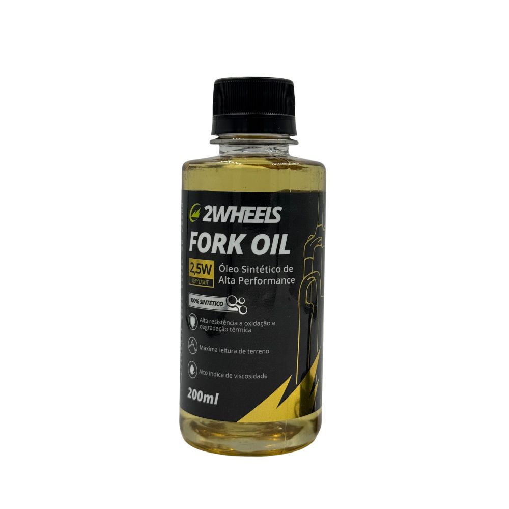 Óleo Para Suspensão Bike Fork Oil 2,5w 100% Sintético 200ml
