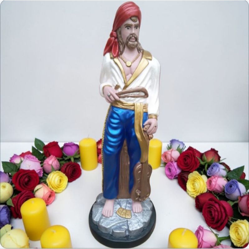 imagem escultura cigano wladimir 45cm