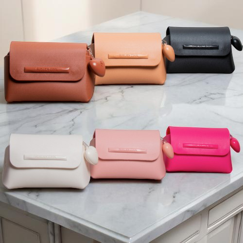 Bolsinha Feminina Suellen Pequena com Coração Clutch Porta Maquiagem feirão!