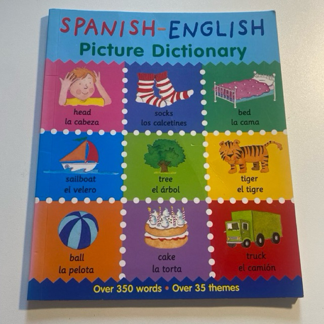 [SEBO] Livro Infantil - Spanish:English: Picture Dictionary-Barron’s