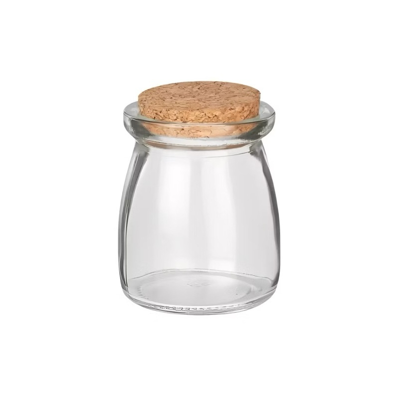 POTE DE VIDRO COM ROLHA | TAM.: 100ML CADA POTINHO | UNIDADE | PORTA CONDIMENTOS | TEMPEROS | LEMBRANCINHAS DE ANIVERSÁR