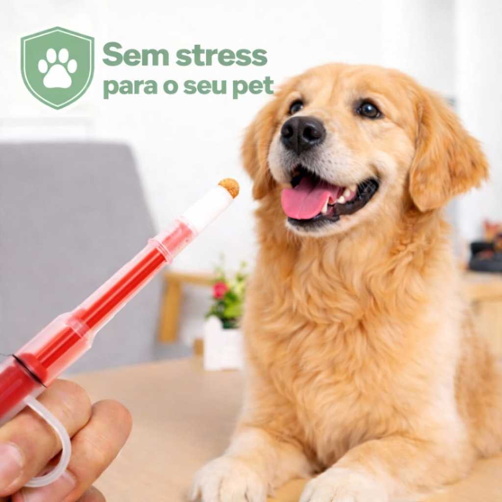 Aplicadora de Medicação Pet Reutilizável Seringa para Cachorro e Gato em Oferta na Shopee