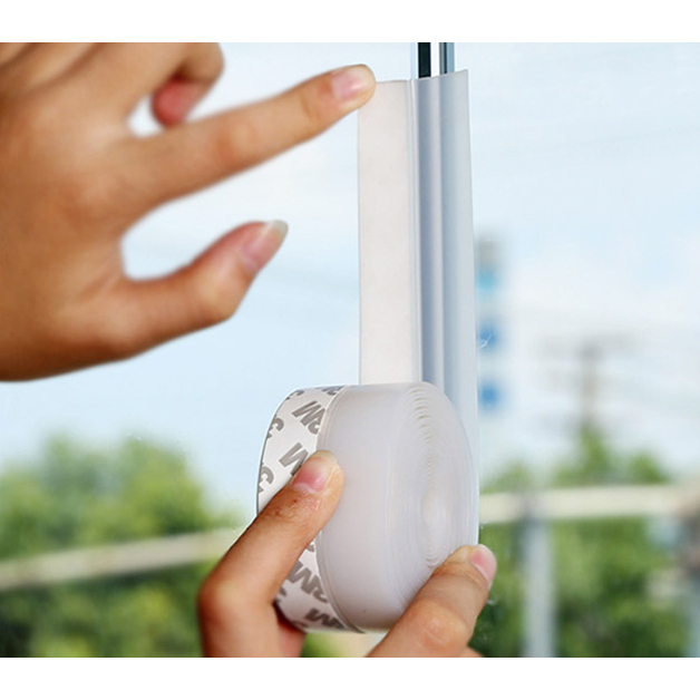 Borracha Para Vedar Porta De Casa Contra Chuva Insetos 5m cor Transparente em Oferta na Shopee