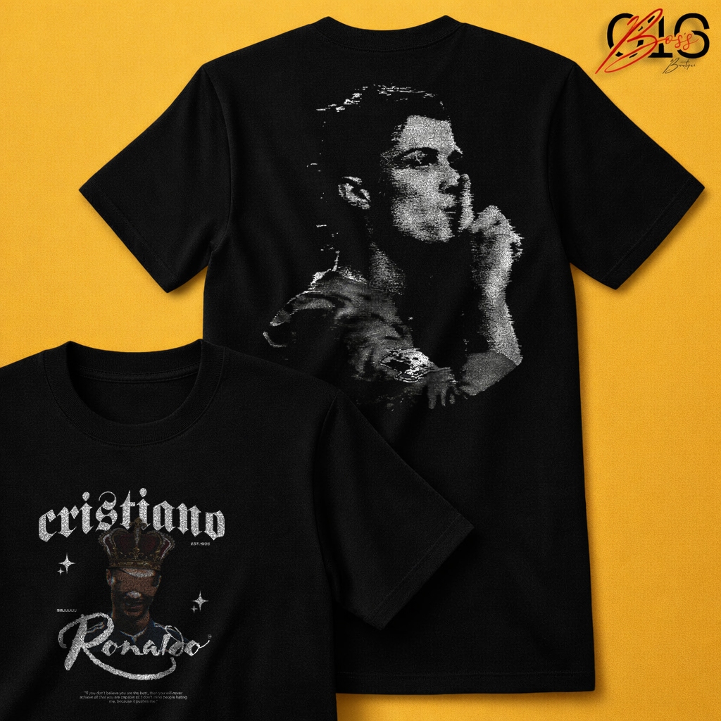 Camiseta Unissex Cristiano Ronaldo Craque Futebol Exclusiva em Oferta na Shopee