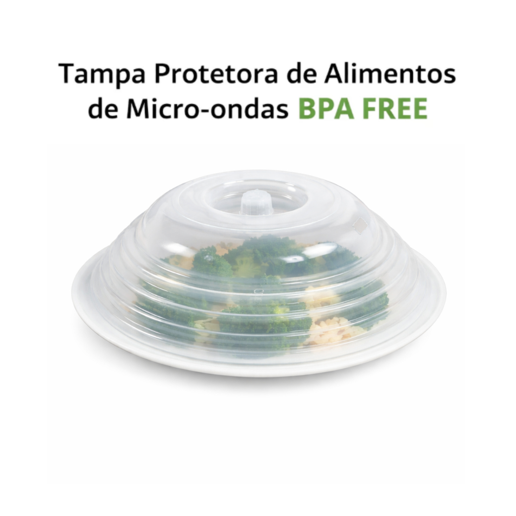 Tampa de Micro-ondas De Plastico Protetora de Alimentos Livre de BPA em Oferta na Shopee