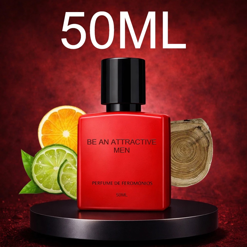 Perfume Masculino 50ML com Feromônios Ativados