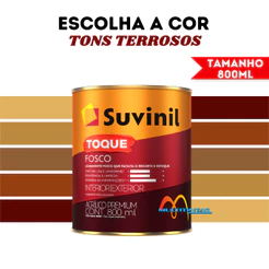 Tinta Acrílica Fosco 800ml Tons Terrosos Parede Toque Fosco Suvinil