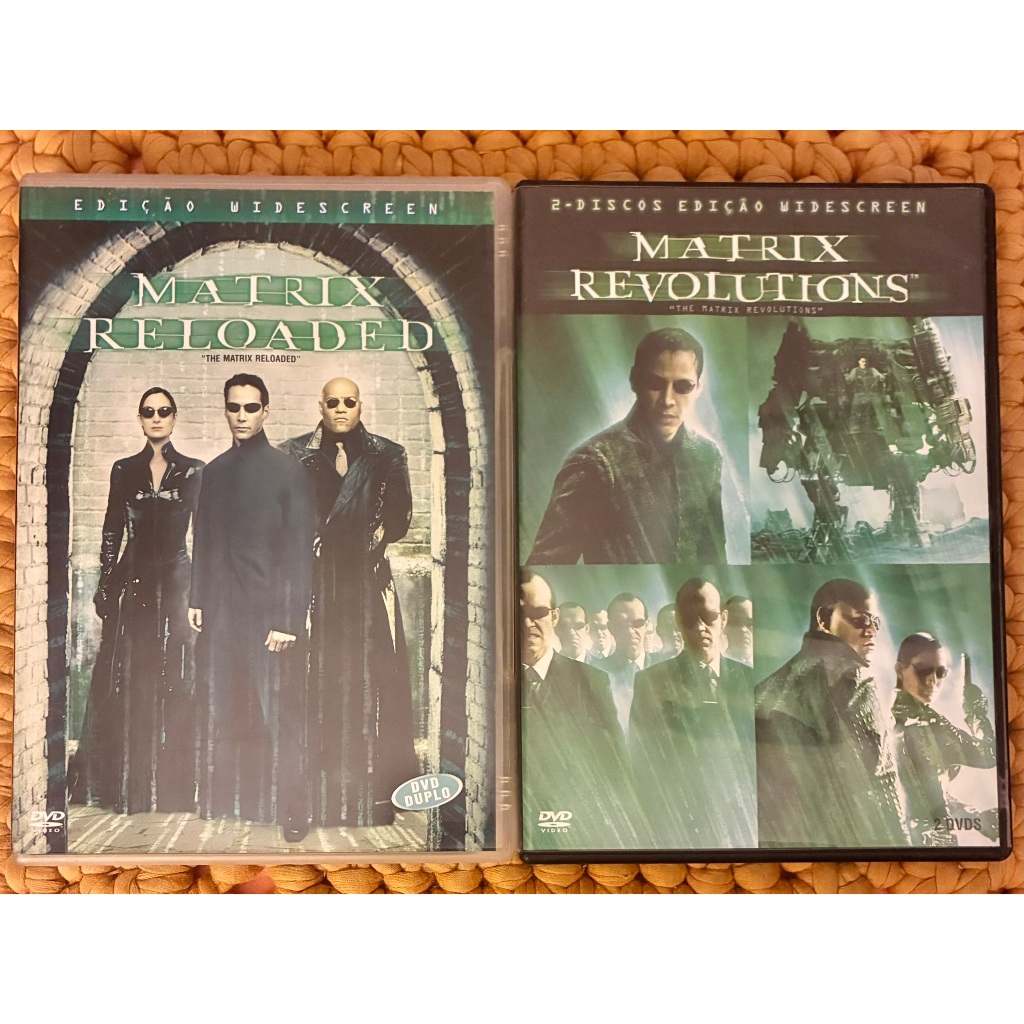 Kit Dvd Matrix Reloaded + Matrix Revolutions - Edição Widescreen - 4 discos