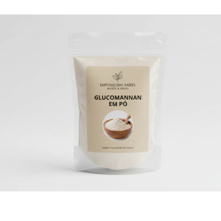 Glucomanan em Pó Premium 500g 100% Puro e Natural em Oferta na Shopee