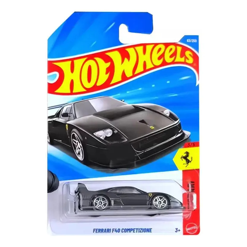 Hot Wheels Ferrari F40 Competizione Preta – Miniatura 1:64 JJJ31-N7C5