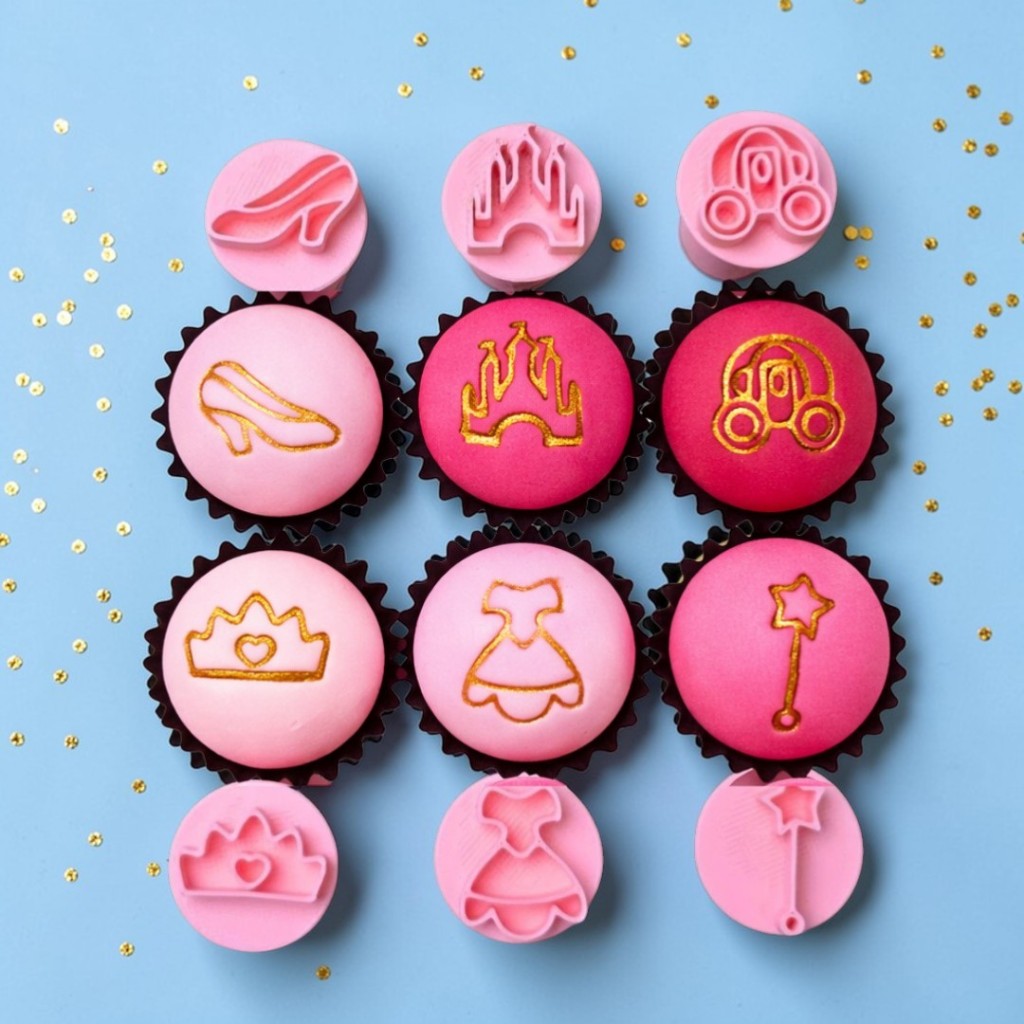 Kit Carimbos Para Doces Princesa Cinder em Oferta na Shopee