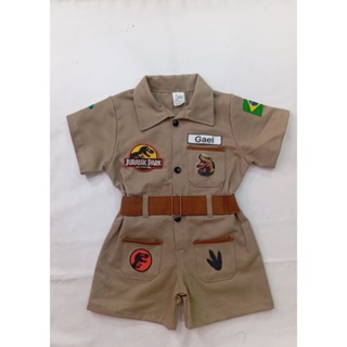 macacão jurassic dinossauro em Oferta na Shopee