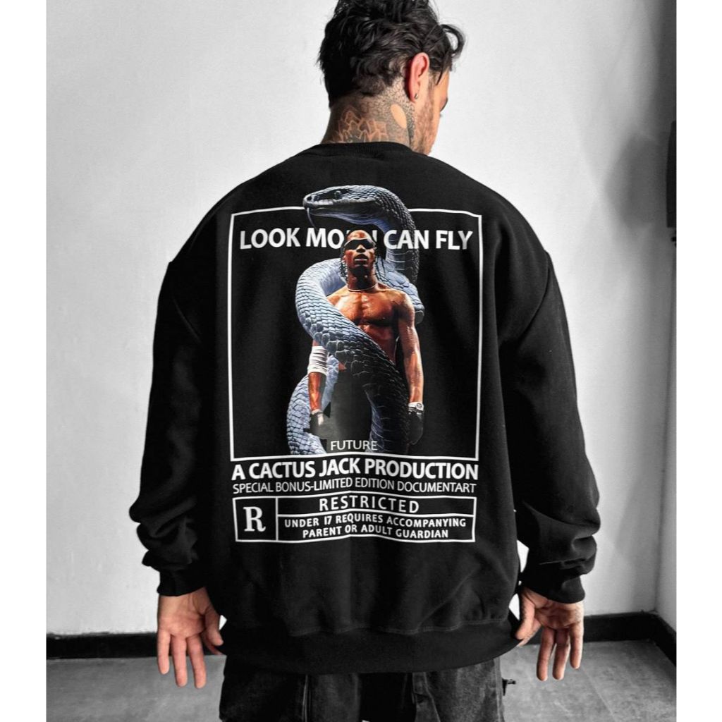 Moletom Careca 3 Cabos Look Mom Can Aftersoul Unissex Streetwear PP ao G3