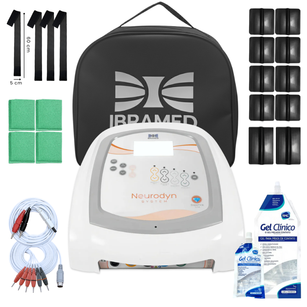 Neurodyn System Ibramed Eletroestimulador Muscular com 9 Correntes