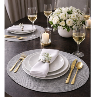 Jogo Americano Redondo Colorido Descanso De Prato Luxo Suplat Sousplat Mesa Posta Casa Cozinha em Oferta na Shopee