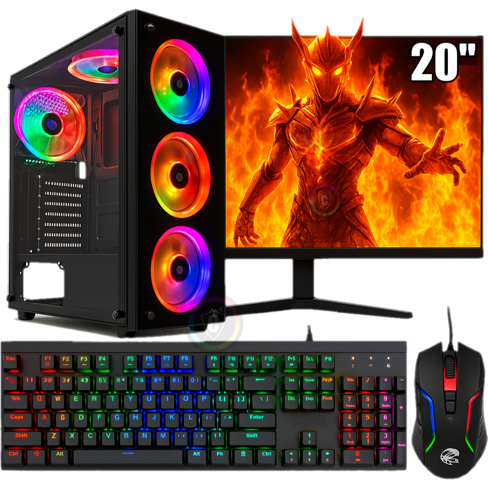Pc Gamer Amd Ryzen 7 / Placa Video GeForce 4gb / Ssd 480gb / 32gb Ddr4
