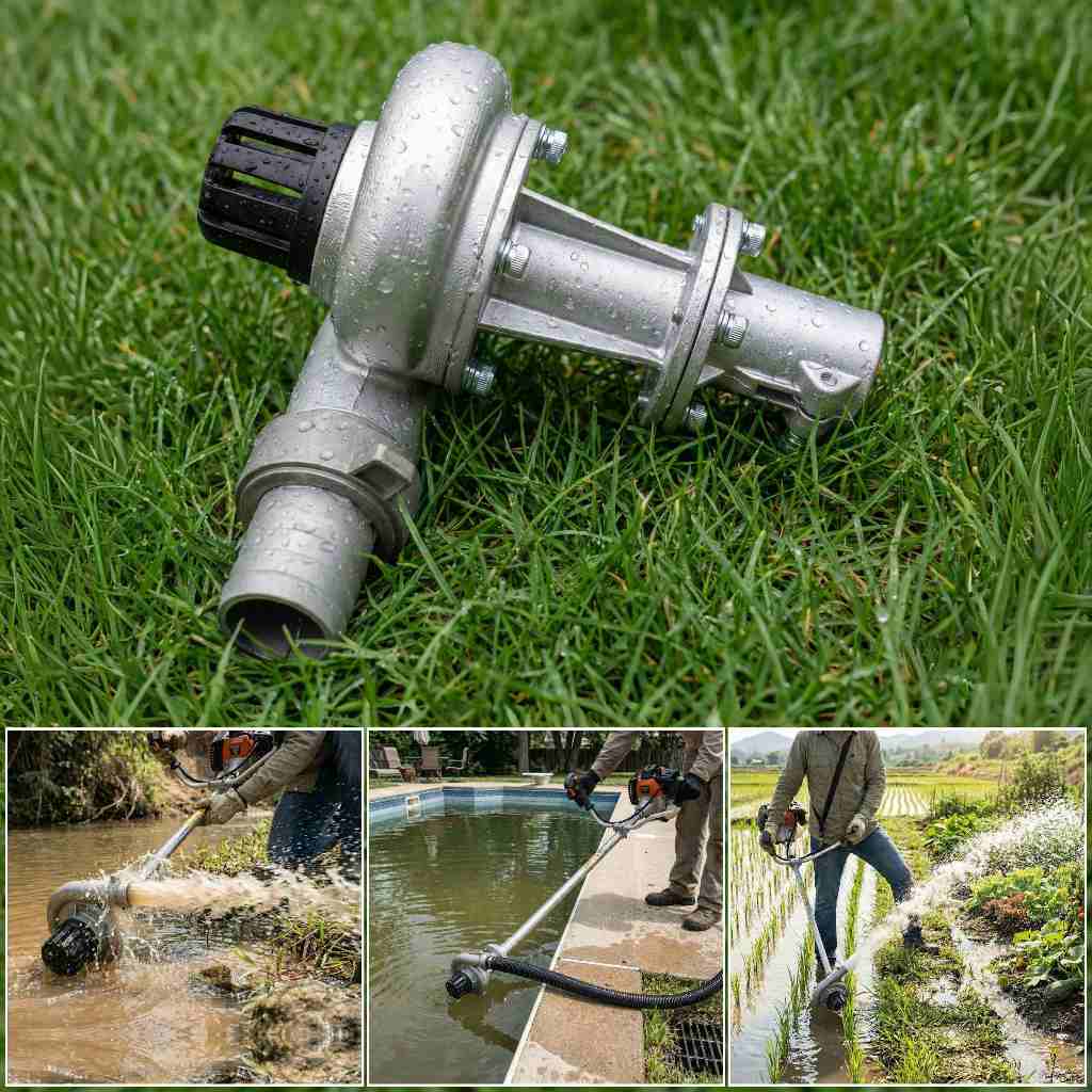 Bomba D'agua Para Acoplagem Em Roçadeira 26mm 9 Estrias em Oferta na Shopee