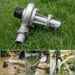 Bomba D'agua Para Acoplagem Em Roçadeira 26mm 9 Estrias