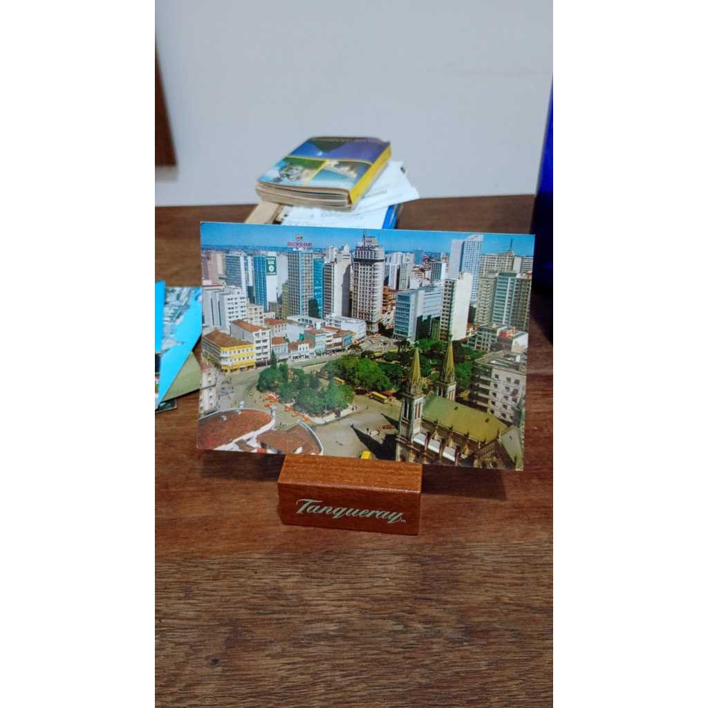 Cartão Postal Antigo - Curitiba - Praça Tiradentes