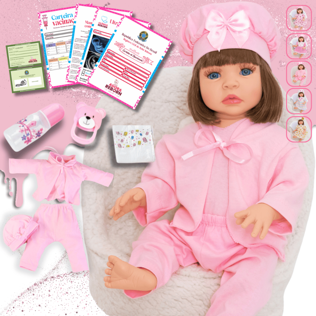 Bebê Reborn Silicone Boneca Realista Pode Dar Banho em Oferta na Shopee