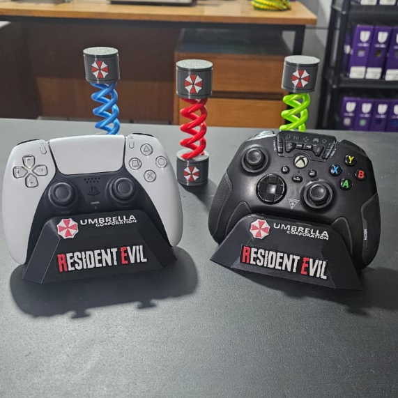 Suporte para controle de vídeo Game - Resident Evil