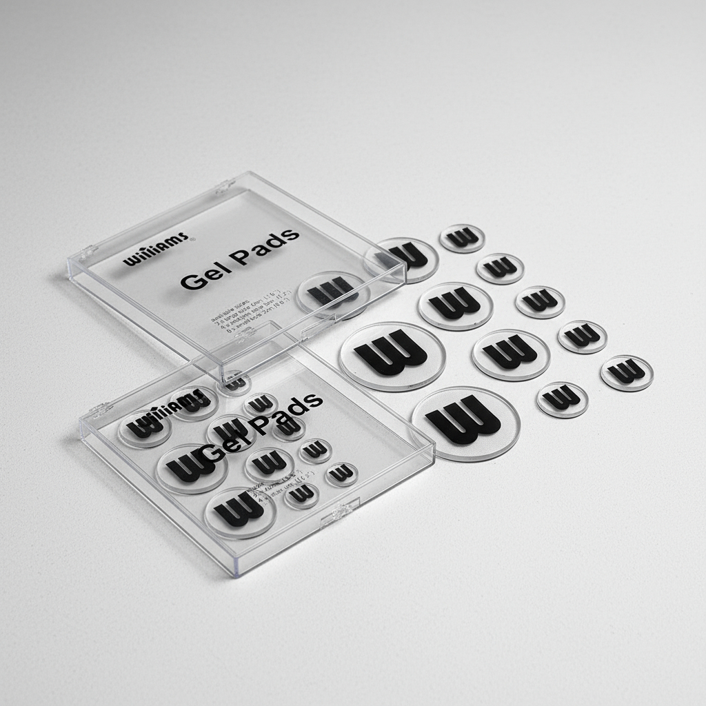 Gel Pads Williams Abafador Para Bateria - Com 12 Peças