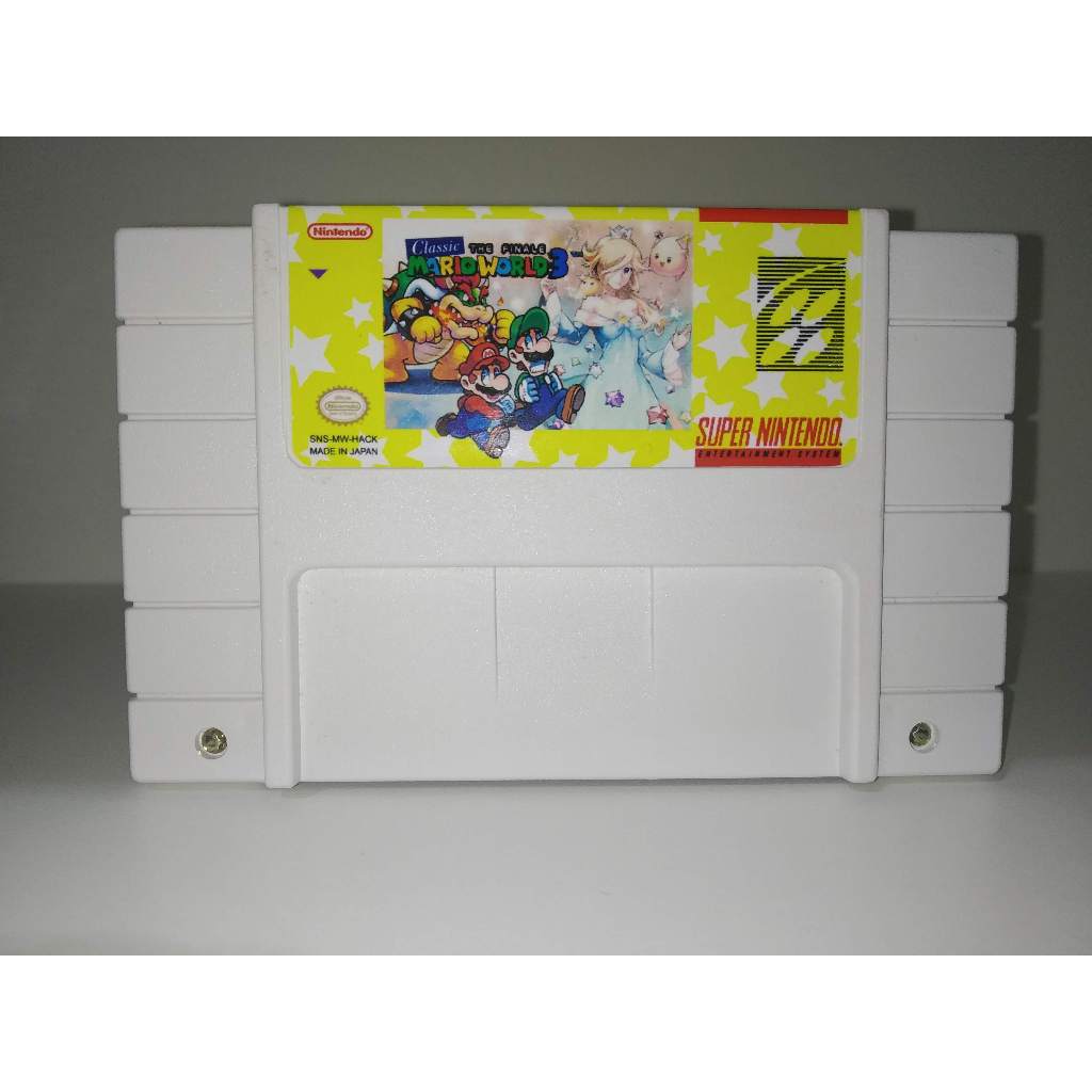 Fita / Cartucho Classic Super Mario World 3 - The Finale - SNES Super Nintendo