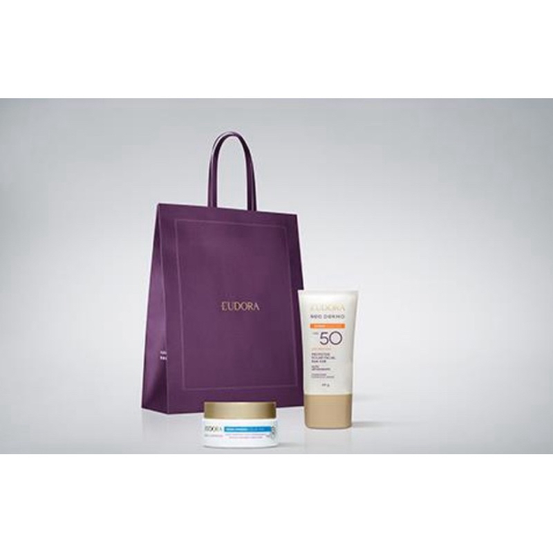 Combo Neo Dermo: Protetor Solar FPS 50 40g + Hidratante Facial Hidra Mineral 50g Eudora