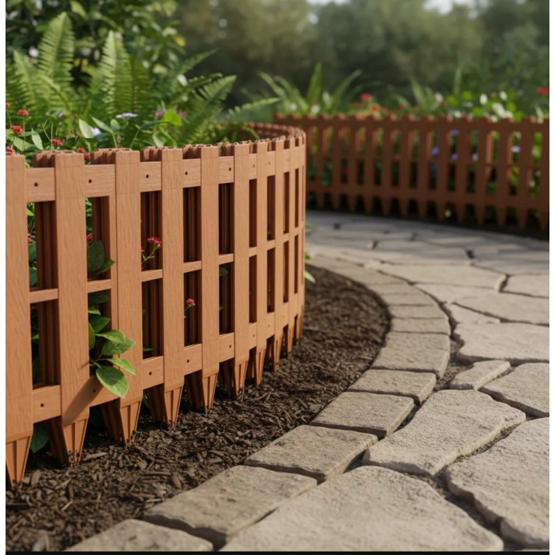 Kit 10 Unidades Cerca Jardim Alta Grande 58cm de Altura 2,8M comprimento Goyama