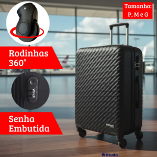 Mala Bolsa De Viagem Capacidade 50 Kg Grande Média Pequena Com Rodinhas E Senha Segura E Resistente em Oferta na Shopee