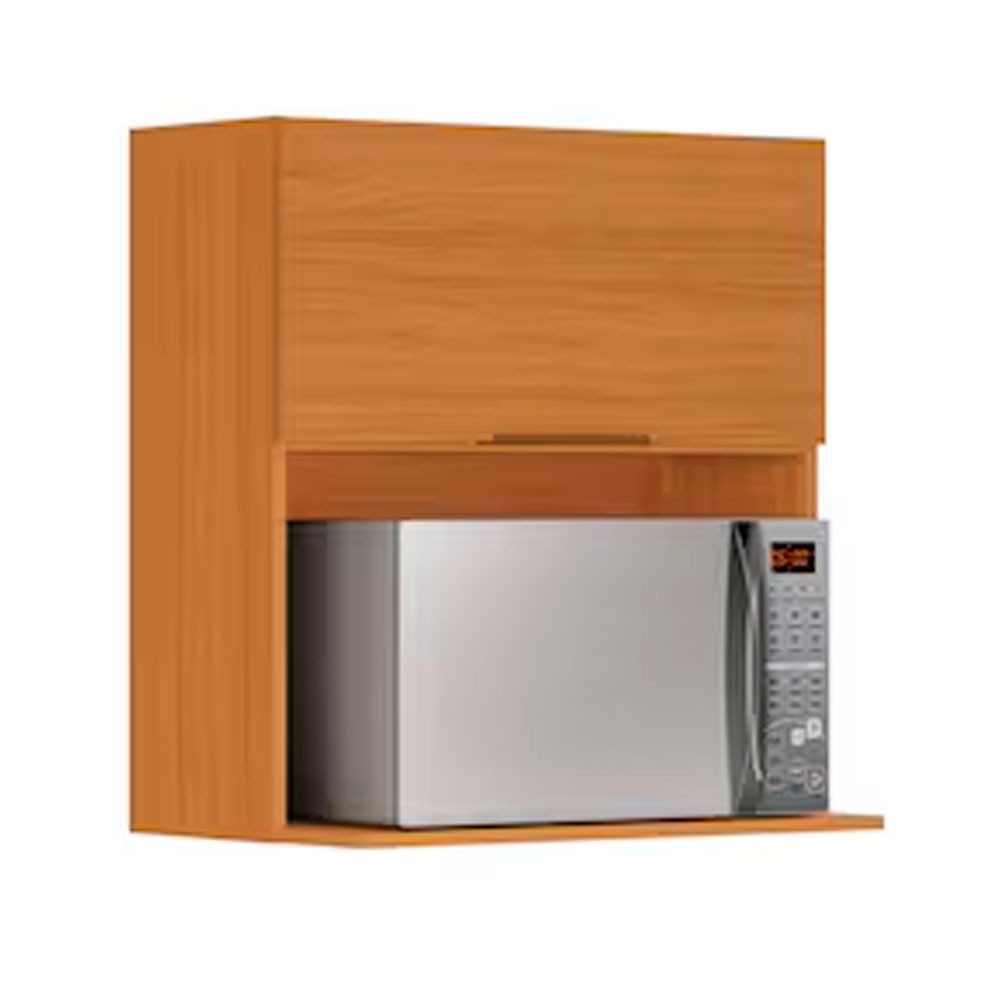 Armário Aéreo para Micro-ondas Ideale com 1 Porta Basculante e 2 Prateleiras Itatiaia