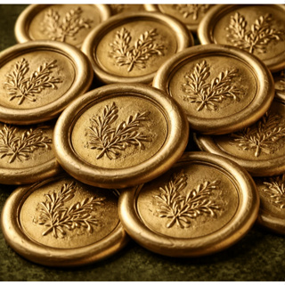 Lacre de Cera Dourado Selo de Cera Para Convites Envelope lacres para casamento formatura debutante em Oferta na Shopee