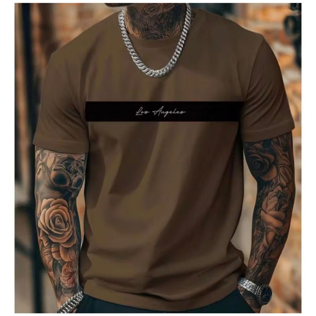 Camiseta Masculina 100% Algodão Camisa Estampa Verão Manga Curta