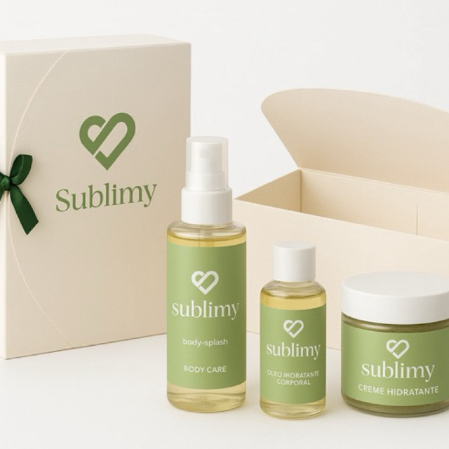 Kit Presente Spa Feminino – Body Splash + Esfoliante + Óleo Corporal para presentes de aniversários e data comemorativas