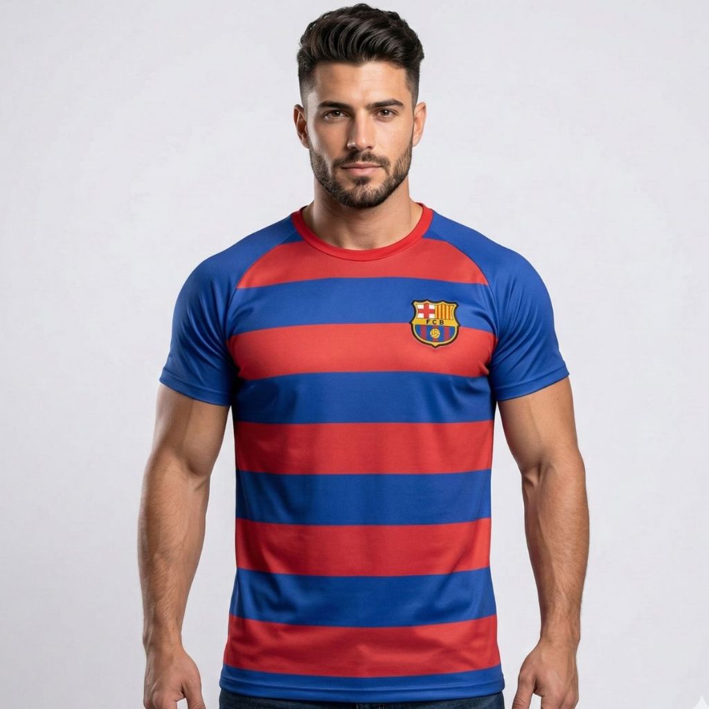 Camisa Barcelona Masculina Torcedor Oficial Dry Fit Licenciada