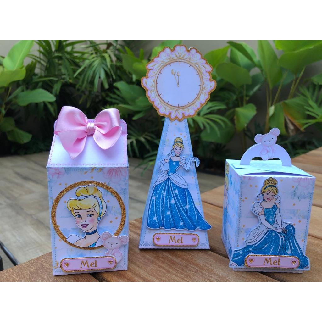 Personalizado Cinderela | cinderela | princesas | caixa CINDERELA | lembrancinha | festa de aniversário CINDERELA