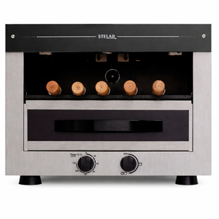 Churrasqueira Elétrica Stelar De Bancada 5 Espetos Cor Prateado em Oferta na Shopee