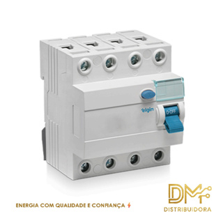 DR Interruptor Diferencial Residual Elgin 30mA Tetrapolar 25A 40A 63A 80A100A 125A Proteção Elétrica em Oferta na Shopee