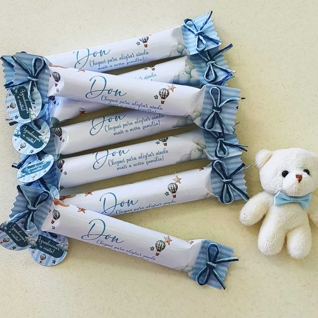 JUJUBA PERSONALIZADAS LEMBRANCINHA MATERNIDADE - CHA REVELAÇAO - CHA DE BEBE E ANIVERSARIO - COM TAG DE AGRADECIMENTO
