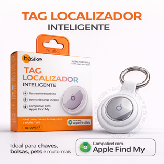 Tag Rastreador AirTag Basike Iphone Apple App Buscar Localizador Mochila Pet Mala Chaves em Oferta na Shopee