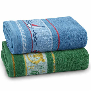 2 toalha infantil de banho algodão 100% malha para menina para menino kids e bebê em Oferta na Shopee