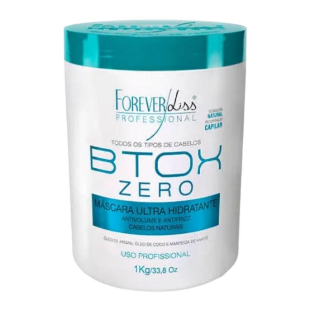 Forever Liss Btox Capilar Zero 1kg em Oferta na Shopee