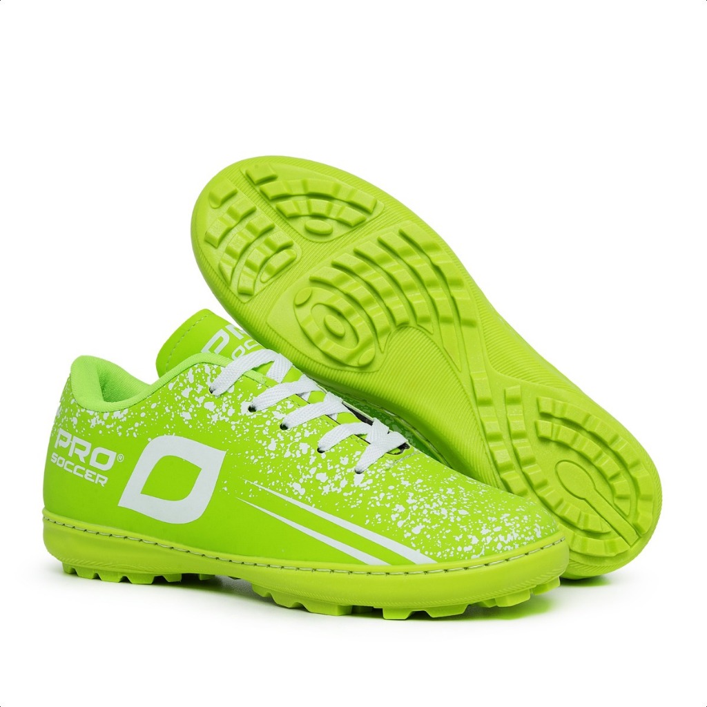 Chuteira Society Infantil Soccer Futebol Campo Sintético