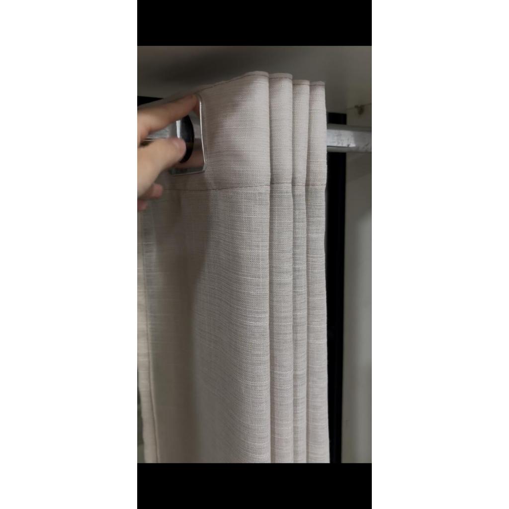 Cortina para varão Voil Gaze leve com transparência, leveza e elegância, um clássico. em Oferta na Shopee