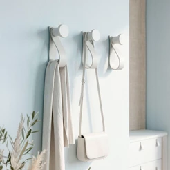 Kit 5 Gancho de Parede Suporte De Provador Pino Parede Cabideiro Decorativo Suporte para Mochila