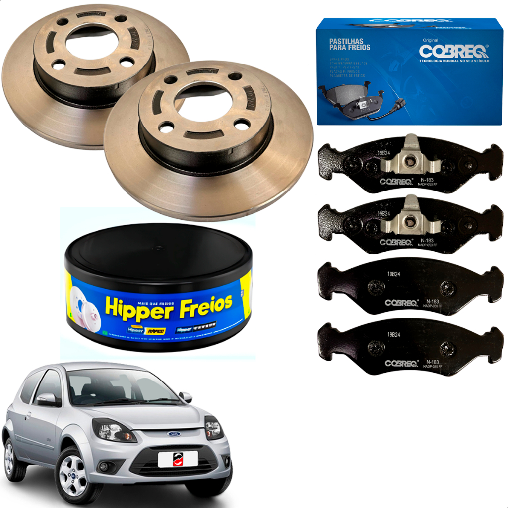 Discos E Pastilhas Ford Ká 1.0 2009 2010 2011 2012 2013