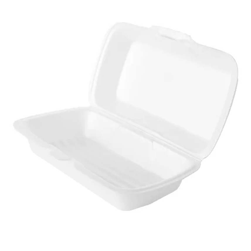 Hamburgueira Marmitex Retangular H03 Isopor 100un. 23x15x7cm