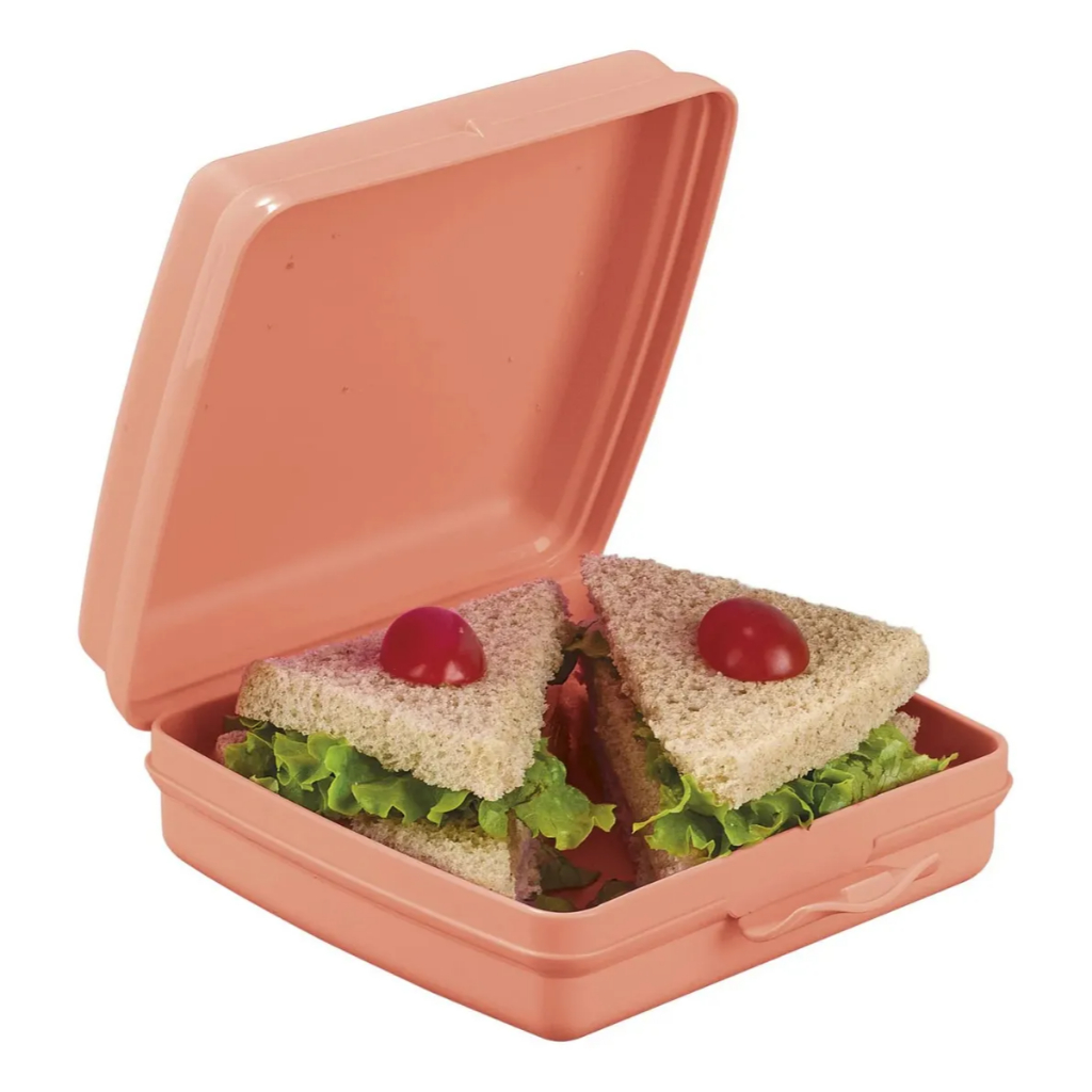 Tupperware Porta Sanduíche / Lanche / Lancheira Sanduicheira