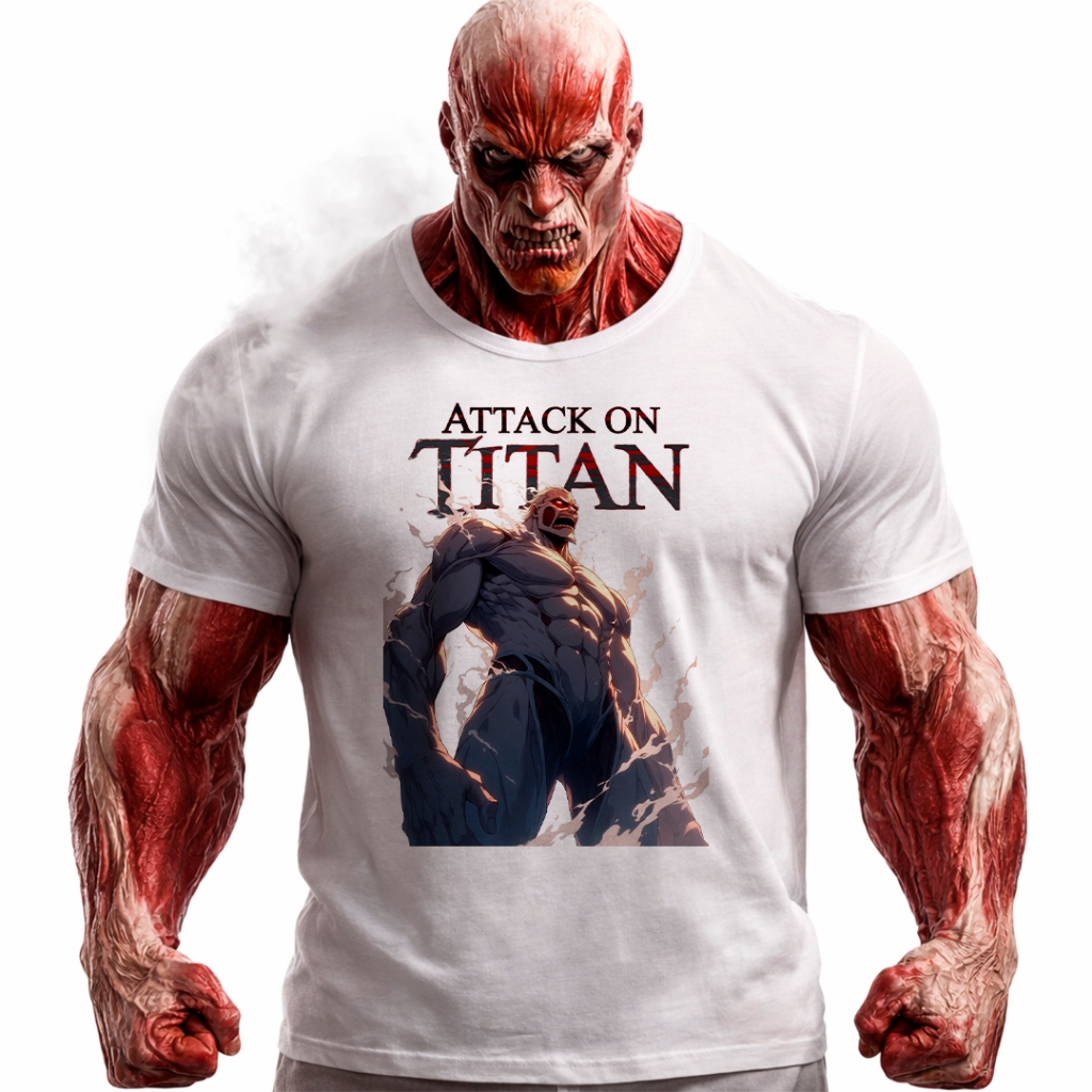 Camiseta Attack on Titan Anime Shingeki no Kyojin Eren Levi Mikasa 5 Estampas Variadas