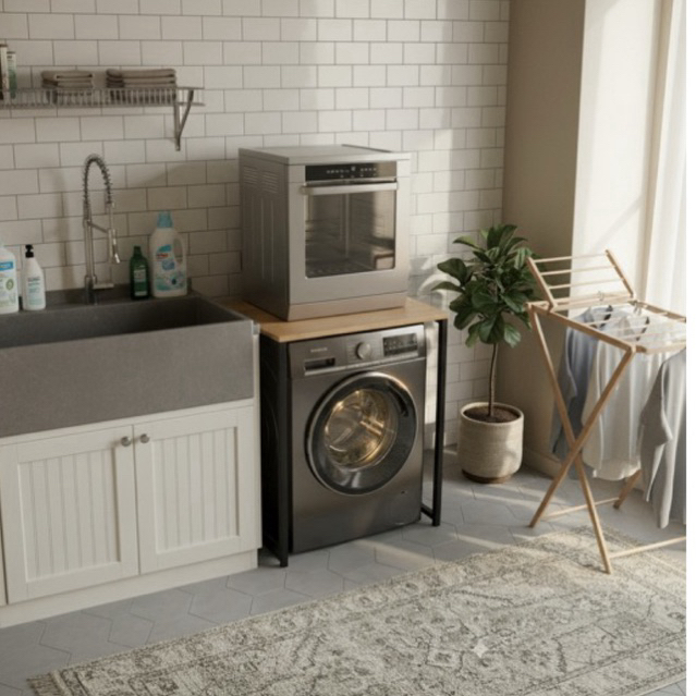 Bancada P/ Máquina De Lavar e Lava Louças Aparador de Maquina Capa Industrial Protetor de Maquina Industrial — imagem 2 de 2